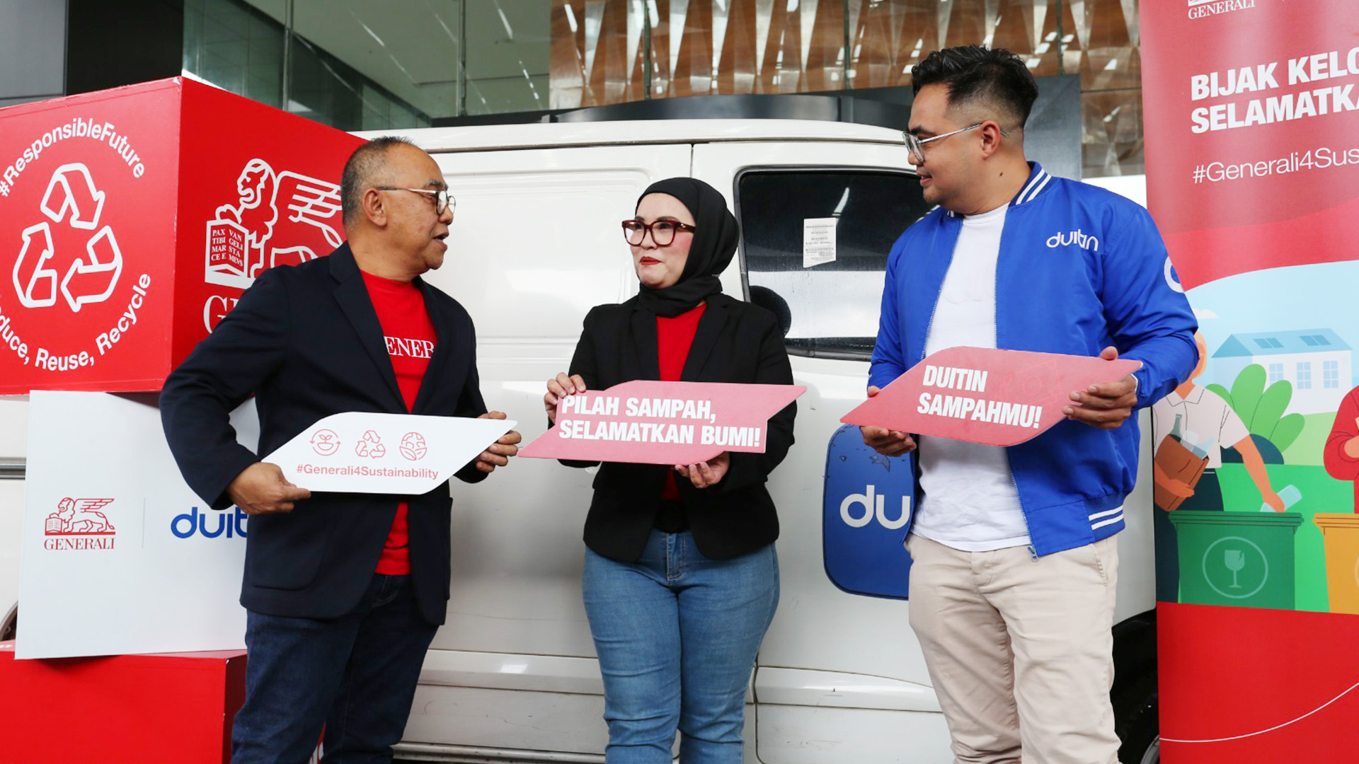Kelola Sampah Jadi Uang, Generali Gandeng Duitin